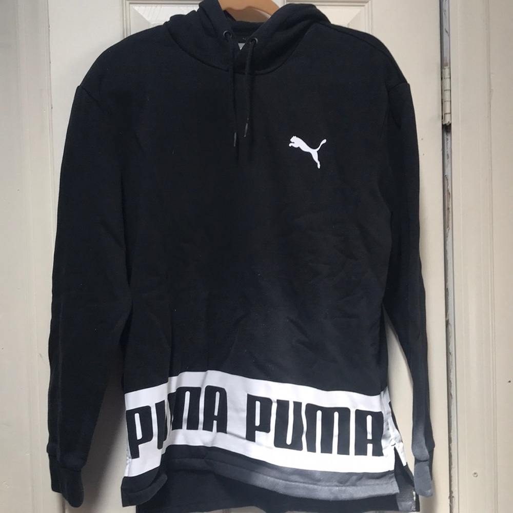 mens puma pullover hoodie sweatshirt size medium
